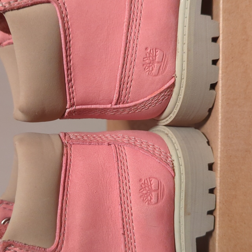 🩷 Timberland Kids Pink Boots | Toddler 8 - Picture 2 of 15